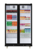 Thumbnail image #6 for KoolMore 47-Inch Commercial 2-Door Glass Door Merchandiser Refrigerator, 30 Cu. Ft., Black