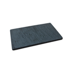 Thumbnail image #1 for Korin Inc PLL-339 Rectangular Slate Plate, 8-1/2" x 4-1/2", Black