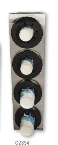 Product image #2 for Sentry Stainless Steel Beverage Dispenser Cabinet with 4 Cup Dispensers