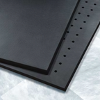 Thumbnail image #1 for Cactus Mat Vip 2200-35H Black Grease-Resistant Rubber Anti-Fatigue Mat with Drain Holes, 3' x 5', 3/4" Thick