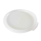 Thumbnail image #1 for Thunder Group PLRFC0204TL Round Food Storage Container Cover, Fits 2 & 4 qt, Translucent Polypropylene Case of 12