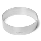 Thumbnail image #1 for JB Prince MA286 16 Seamless Stainless Steel Pastry Ring, 6.3" Diameter x 1.75" High
