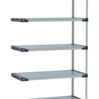 Thumbnail image #1 for Metro MetroMax 4 M4-1824F-86-A5 Solid Polymer Add-On Shelving Unit, 5 Shelves, 18"D x 24"W x 86"H