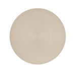 Thumbnail image #2 for Cal-Mil Charlotte 24110-8-125 Round Flat Melamine Plate, 8" Diameter, Taupe Case of 6