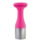Thumbnail image #1 for Browne USA Foodservice Cuisipro 747316 Pink Plastic Ice Cream Scoop with Push-Button Release Case of 6