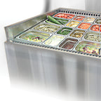 Thumbnail image #1 for RPI Industries Vienna VIAP4-0-R-SC SLANT Refrigerated Cold Food Serving Counter, 54-1/8"W, 12-Pan, Slanted Display