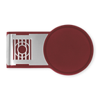 Thumbnail image #1 for iSi North America iSi Professional 2366001 Drip Tray for Thermo Xpress Whip Plus, Stainless Steel with Red Silicone