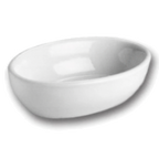 Thumbnail image #1 for Steelite International Diversified Ceramics HL7060AWHA Deep Oval Baker, 11 oz, White, 6.375 x 4.625 in Case of 2 Dozen