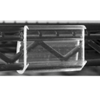 Thumbnail image #1 for Eagle Group A225513 Clear Plastic Shelf Label Holder, 19" Long, Fits 24" Shelves