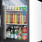 Thumbnail image #5 for Everest Refrigeration EMGR5 5 Cu. Ft. Countertop Glass Door Merchandiser Refrigerator, 1 Door, White, Bottom-Mounted Refrigeration