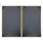 Thumbnail image #2 for Risch EVERGREEN-2V 8.5X14 Hardback Vinyl Menu Cover, Double-Fold, 2-View, 8-1/2 x 14 in Case of 25