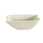 Thumbnail image #1 for CAC China Soho SOH-74 Square Wavy Ceramic Bowl, 8 oz, 4-1/2" x 4-1/2" x 1-5/8" Case of 3 Dozen