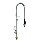 Thumbnail image #1 for Fisher 34150 Spring-Style Pre-Rinse Add-On Faucet Unit, 16-Inch Swing Spout, Ceramic Valve, Deck Mount