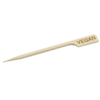 Thumbnail image #1 for TableCraft Products Cash & Carry BAMP35VG Bamboo Cocktail Pick, 3-1/2", Natural Case of 12