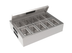 Thumbnail image #3 for Stainless Steel Chilled Garnish Station for 24 x 24 Inch Drainboards with 10 Cups