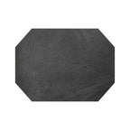 Thumbnail image #1 for Risch TABLEMATOCT-HAR 15X11 Octagonal Faux-Leather Table Mat, Rigid Hardboard, 15 x 11 Inches Case of 25
