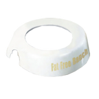 Thumbnail image #1 for TableCraft Products CB15 Dispenser ID Collar, “Fat Free Ranch,” White Plastic, Fits 48 oz Dispenser