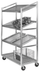 Thumbnail image #7 for Channel Manufacturing SORT-4 Slanted Aluminum Display Rack with 4 Removable Wire Shelves