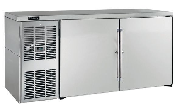 Product image #6 for Perlick BBSLP60 Low Profile Two-Door Self-Contained Back Bar Refrigerator, 60 Inch, 13.3 Cu. Ft.