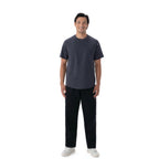 Thumbnail image #1 for Chef Works SHS01-CHR-2XL Unisex Short-Sleeve Chef Crew Shirt, Charcoal, 2XL, 64% Polyester/34% Cotton/2% Elastane