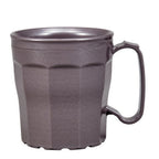 Thumbnail image #1 for Cambro MDSLM8485 Polypropylene Plastic Mug, 8 oz, Smoked Metal Case of 48