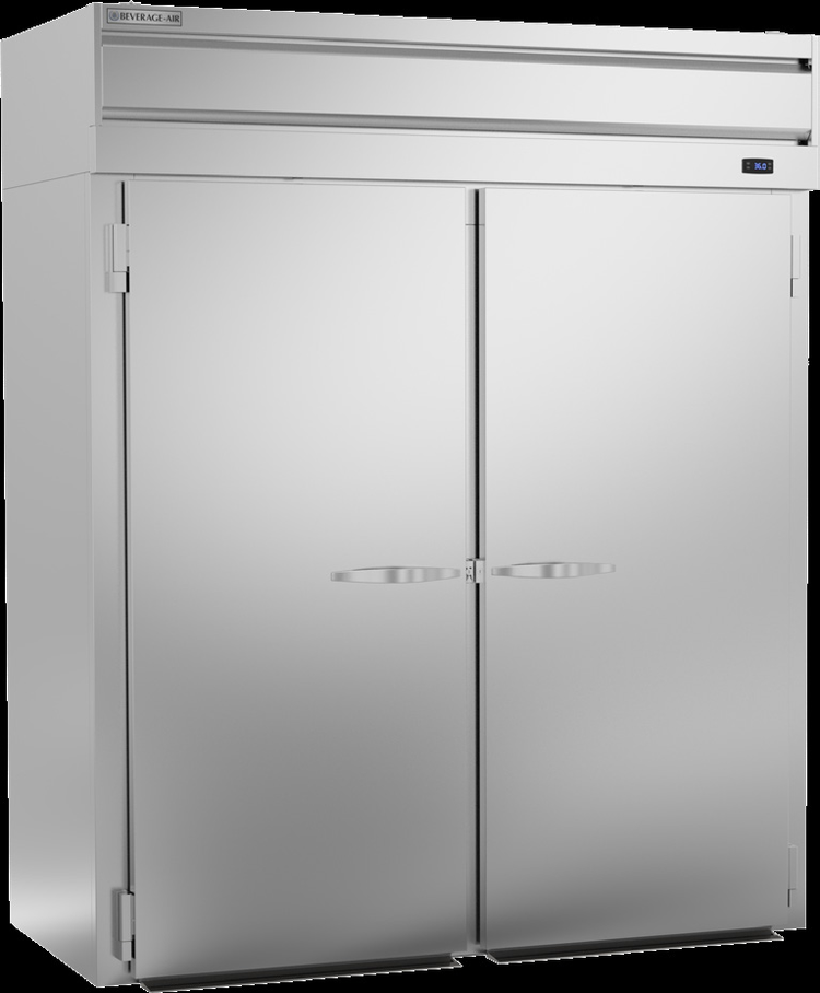 Product image #5 for Beverage-Air P-Series 2-Section Roll-In Refrigerator, Top-Mount Self-Contained, 70.84 Cu. Ft., Solid Doors