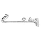 Thumbnail image #1 for New Star Foodservice Inc. 37487 Grill Scraper with 2 Stainless Steel Blades, Aluminum Handle, 6-Inch Wide Blade Case of 6