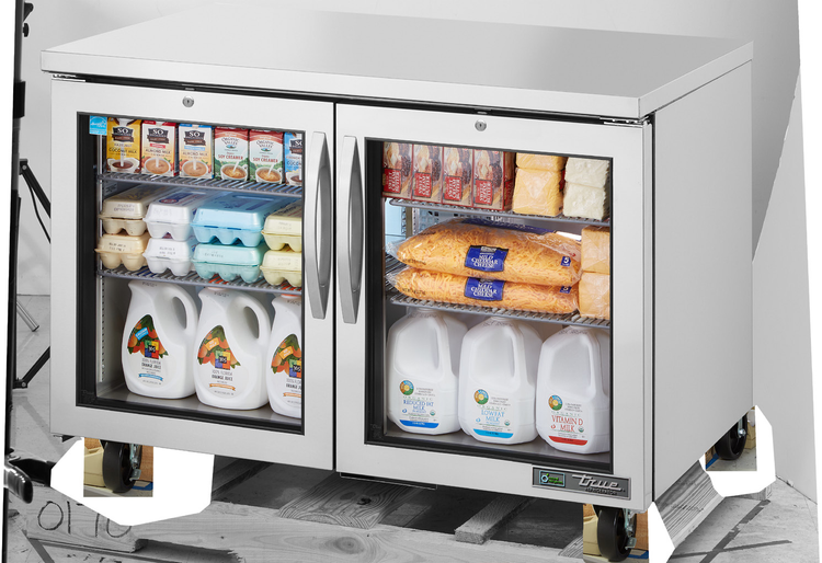 Product image #6 for True 48-Inch Undercounter Refrigerator with 2 Framed Glass Doors