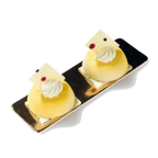 Thumbnail image #2 for JB Prince Pavoni M511 K 18-Cavity Silicone Mini Savarin Mold, Orange, 12 x 7 in