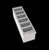 Thumbnail image #2 for MoveWell 6-Compartment Modular Garnish Rack Insert, 6