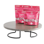 Thumbnail image #2 for Cal-Mil Aspen 22434-3-110 Round Wire Frame Buffet Riser, 12" x 12" x 3-1/2"H