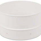 Thumbnail image #2 for JB Prince U640 Powdered Sugar Sieve, 7-1/2" Diameter x 4-1/4"H, Stainless Steel Wire, White Polycarbonate/Polystyrene Frame