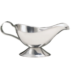 Thumbnail image #1 for Libbey Belle CT-127 Gravy Boat, 10 oz, 18/8 Stainless Steel