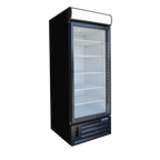 Thumbnail image #1 for Ojeda USA RMH 27 One-Section Glass Door Refrigerated Merchandiser, 23.4 cu. ft., Black, Bottom-Mounted Refrigeration
