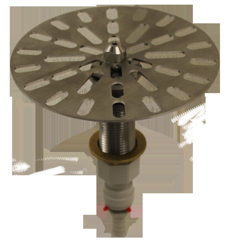 Product image #1 for Perlick Top-Mount Stainless Steel Glass Rinser, 4-3/8-Inch Diameter, Without Drainer