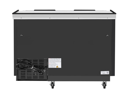 Product image #6 for KoolMore 50-Inch Commercial Glass Froster, 14 Cu. Ft., Black Steel Finish, Top Sliding Door