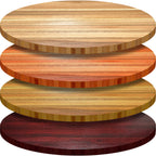 Thumbnail image #1 for Oak Street BEM24R Round Maple Butcher Block Table Top, 24" Diameter, 1-1/2" Thick