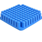 Thumbnail image #1 for AllPoints Foodservice Parts & Supplies NEM574182 Push Block, Blue, 3/8-Inch Dice