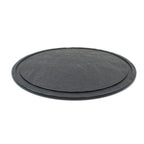 Thumbnail image #1 for TableCraft Products Frostone MGC13 Round Melamine Display Tray, 13-Inch, Black Slate, With Channel Case of 4