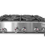 Thumbnail image #1 for Connerton CHP-636 Countertop Gas Hotplate, 36 in, 6 Burners, Stainless Steel Body, Manual Controls