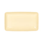 Thumbnail image #1 for G.E.T. Pappasan - EGS M85145-BCY Rectangular Melamine Platter, 2-1/2 qt., 14-1/2" x 8-1/2" x 2-3/4", Banana Crepe Case of 3