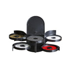 Thumbnail image #1 for TableCraft Products H5633 5-Tier Glass Rimmer with Swing-Out Trays, Dishwasher-Safe Black Polystyrene Case of 4