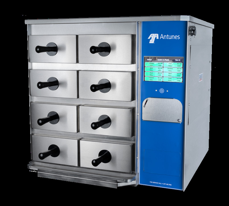 Product image #5 for Antunes IS-8000 InfiniSteam 8-Compartment Countertop Steamer