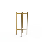 Thumbnail image #1 for Steelite International Mogogo, Clix MGSCLXBR0301 42" Bar-Height Cross Table Base, Stainless Steel, Brushed Brass Finish