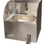 Thumbnail image #1 for GSW USA HS-1615KS-203GSM Wall-Mounted Knee-Operated Hand Sink, One Compartment, Faucet, Back & Side Splashes, Stainless Steel