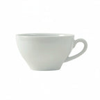 Thumbnail image #1 for Tuxton China Alaska & Colorado Accessories ALF-080B Porcelain Euro Coffee Cup, 8 oz, White Case of 3 Dozen