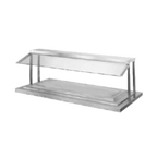 Thumbnail image #1 for Randell Custom & Serving RAN SBS24 Single-Sided Buffet Shield, 24"W, Stainless Steel Top, Acrylic Insert