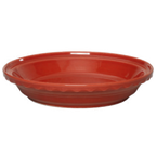 Thumbnail image #1 for Steelite International Homer, Fiesta Scarlet HL487326 Deep Dish Pie Baker, Scarlet China, 10.375" Diameter, 2.125" Deep