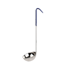 Thumbnail image #1 for Thunder Group SLOL207 8 oz Stainless Steel Serving Ladle with Blue Vinyl Handle, One-Piece Case of 60