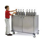 Thumbnail image #1 for Lakeside Manufacturing EZ Serve 70200 Condiment Cart, 50-1/4"W x 27-1/2"D x 47"H, 8 Manual Pumps